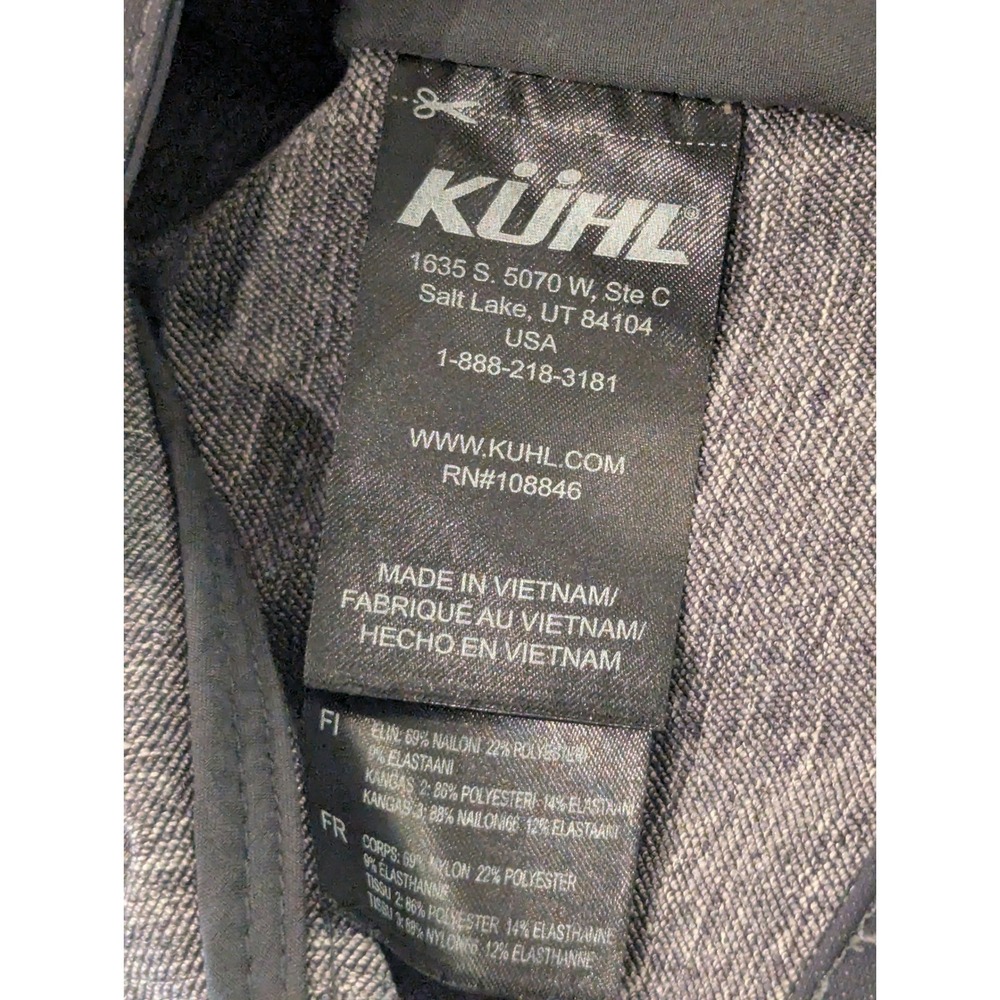 Kuhl Klash Jacket Womens L Gray Stretch Hiking Outdoor Full Zip Technical 18F - Picture 8 of 12